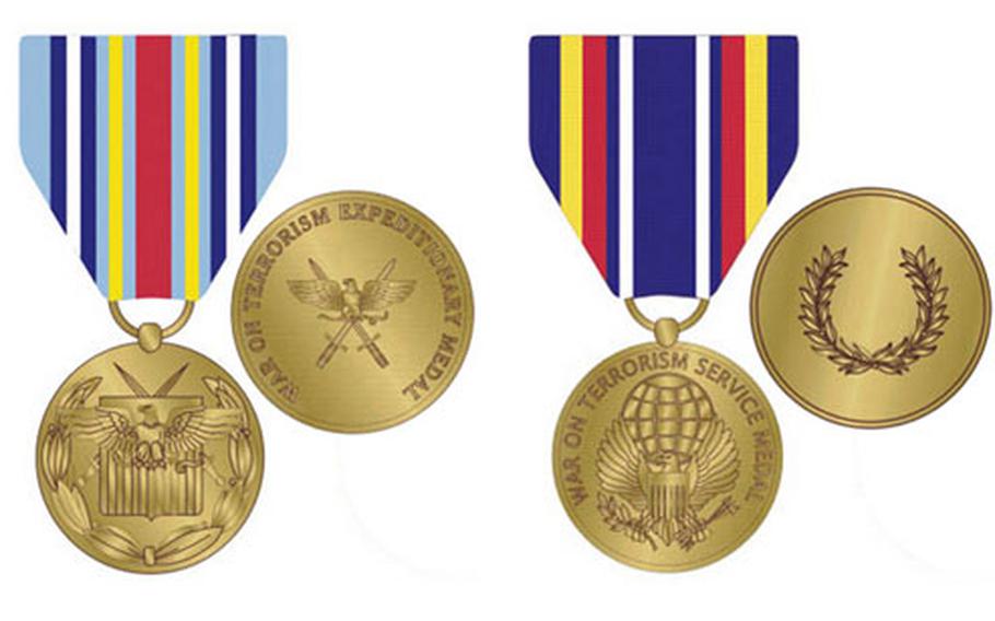 DOD announces criteria for new medals Stars and Stripes